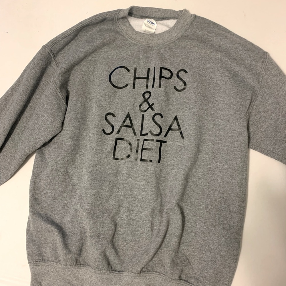 Chips & Salsa Diet crew neck sweatshirt